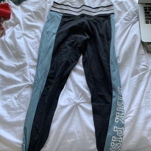 Grey and blue Victoria secret leggings
